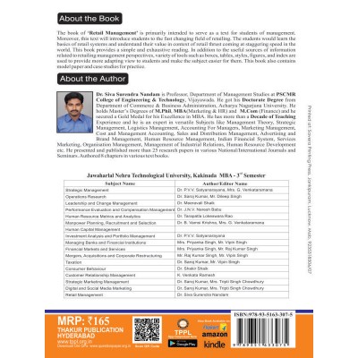 Retail Management Book for MBA 3rd Semester JNTUK