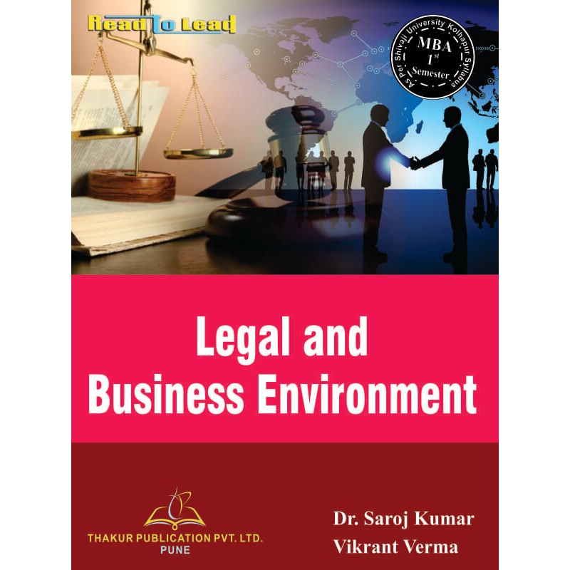 Legal And Business Environment Book for MBA 1st Semester SUK