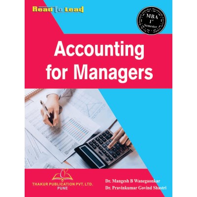 Accounting For Managers Book for MBA 1st Semester BAMU