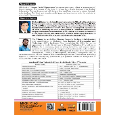 Human Capital Management Book for MBA 3rd Semester JNTUK