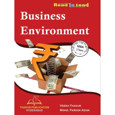 Business Environment Book for MBA 1st Semester Andhra University