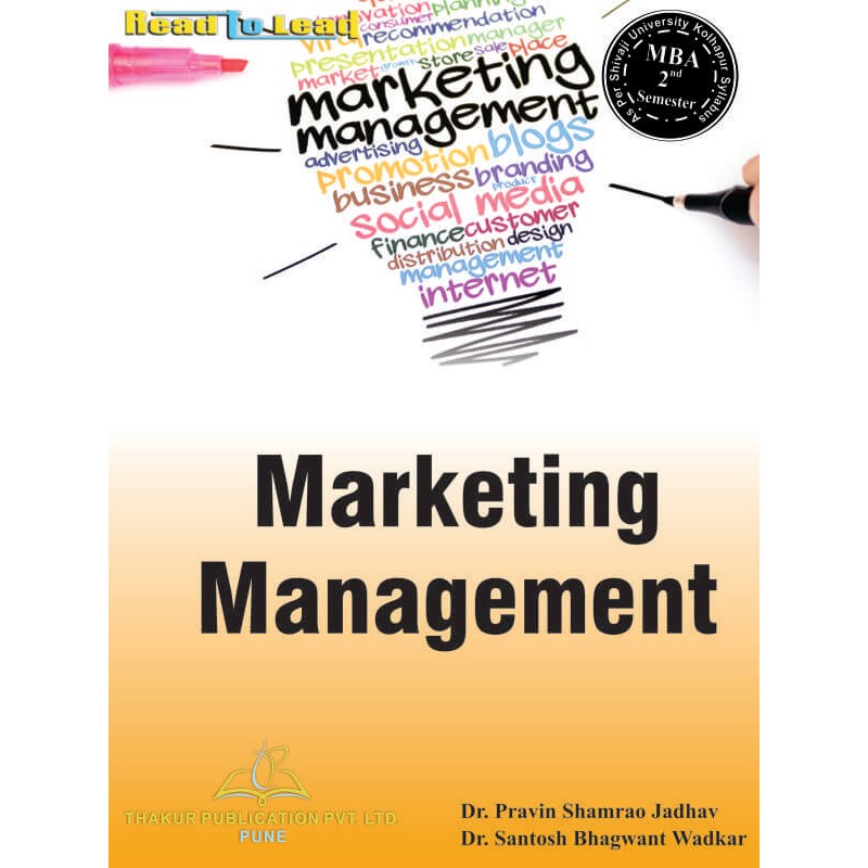Marketing Management Book for MBA 2nd Semester SUK