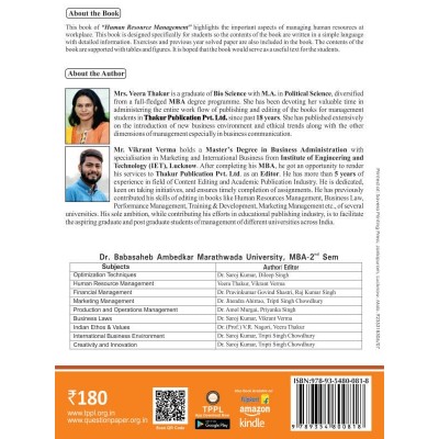 Human Resource Management Book for MBA 2nd Semester BAMU