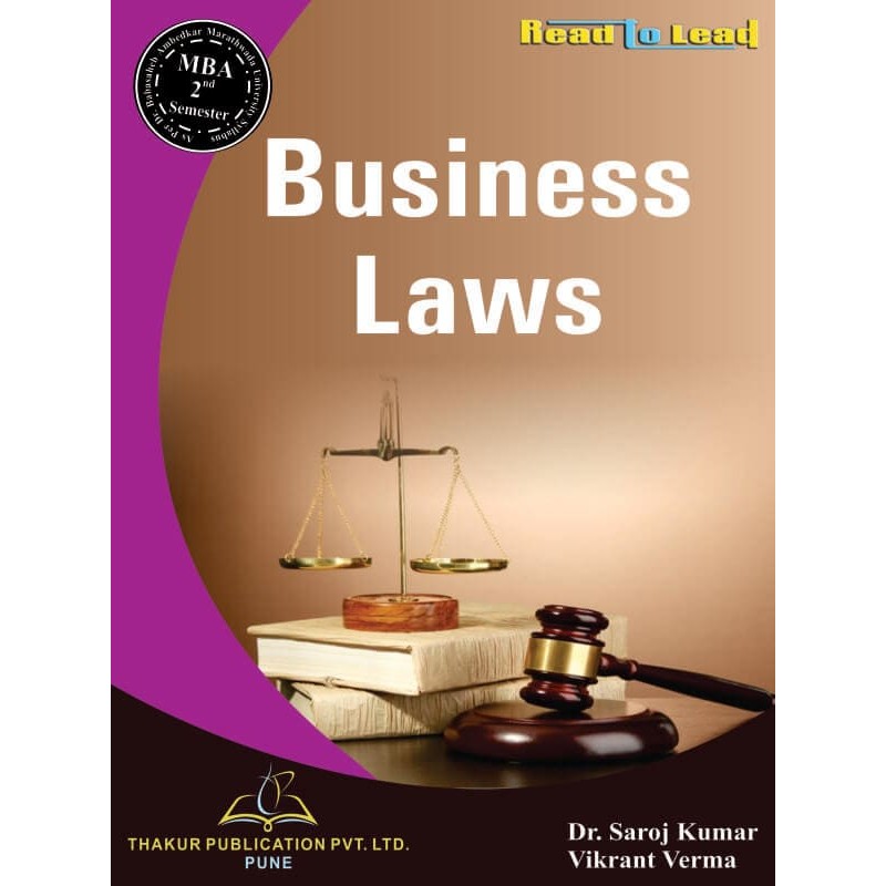 Business Laws Book for MBA 2nd Semester BAMU