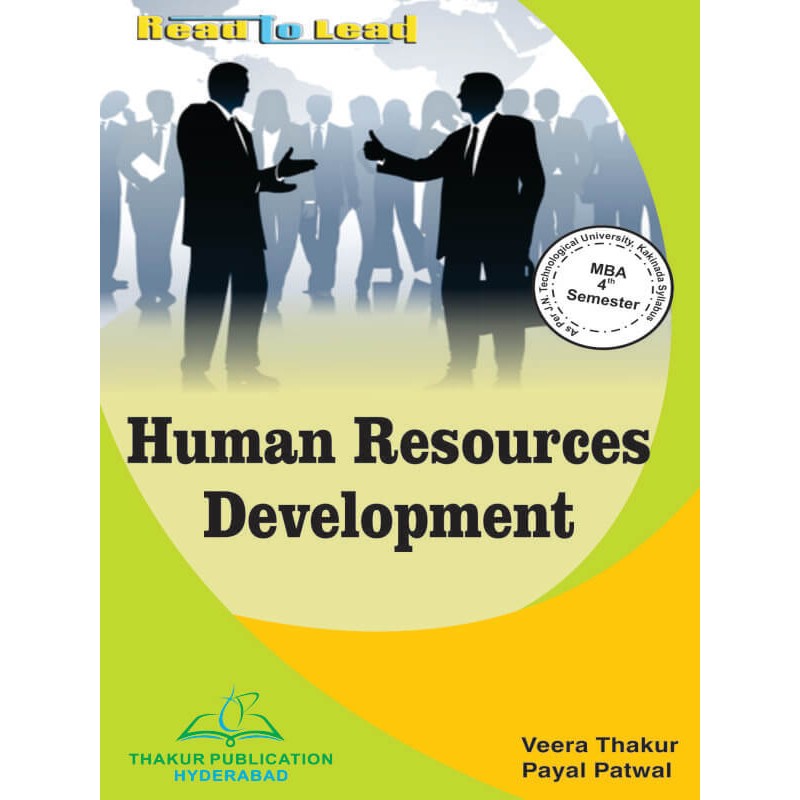 Human Resources Development Book for MBA 4th Semester JNTUK Human Resources Development Book for MBA 4th Semester JNTUK