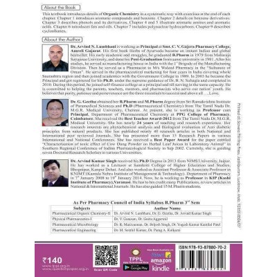 Pharmaceutical Organic Chemistry-II Book B.Pharm 3rd Sem