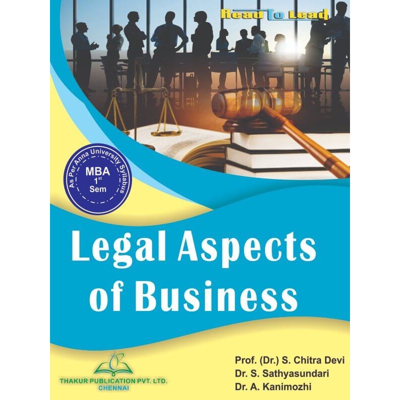 Legal Aspects of Business Book for Mba 1st Semester