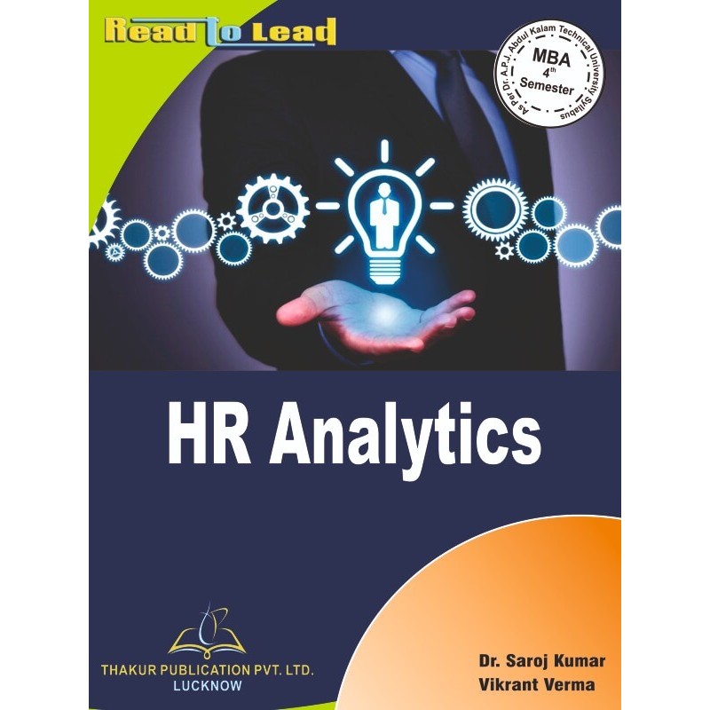 HR Analytics MBA 4 Semester AKTU Front Cover Page