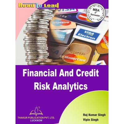 Financial and Credit Risk Analytics Book for AKTU MBA 4 Semester Front Cover Page