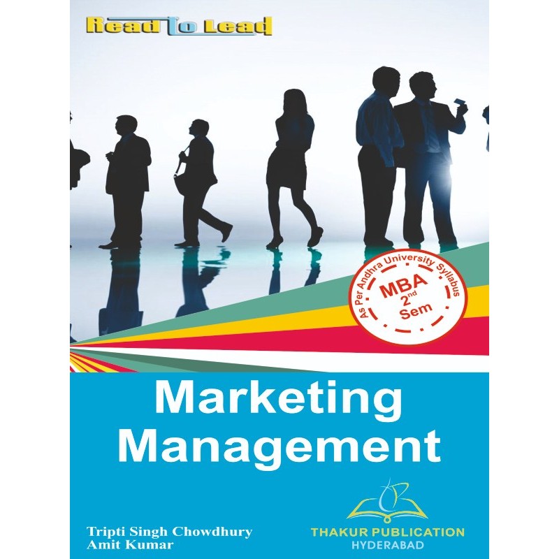 Marketing Management Book for MBA  2nd Semester Andhra University