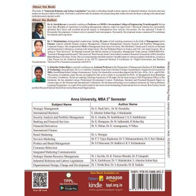 Industrial Relations and Labour Legislation MBA 3rd Semester | Thakur Publication Pvt. Ltd.