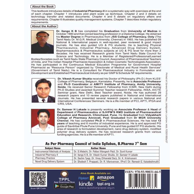 Instrumental Methods of Analysis book b.pharm 7th sem Thakur Publication