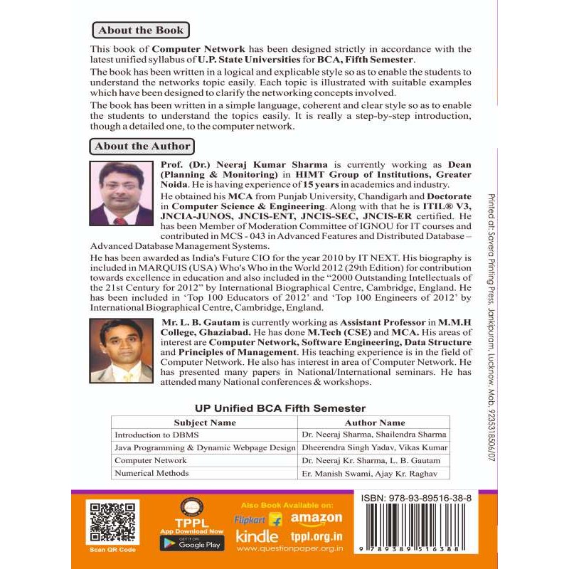 Computer Network BCA 5 Semester Thakur Publication Pvt. Ltd.