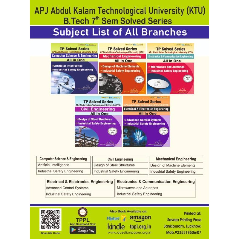 Computer Science & Engineering KTU B.TECH 7 SM BY THAKUR PUBLICATION