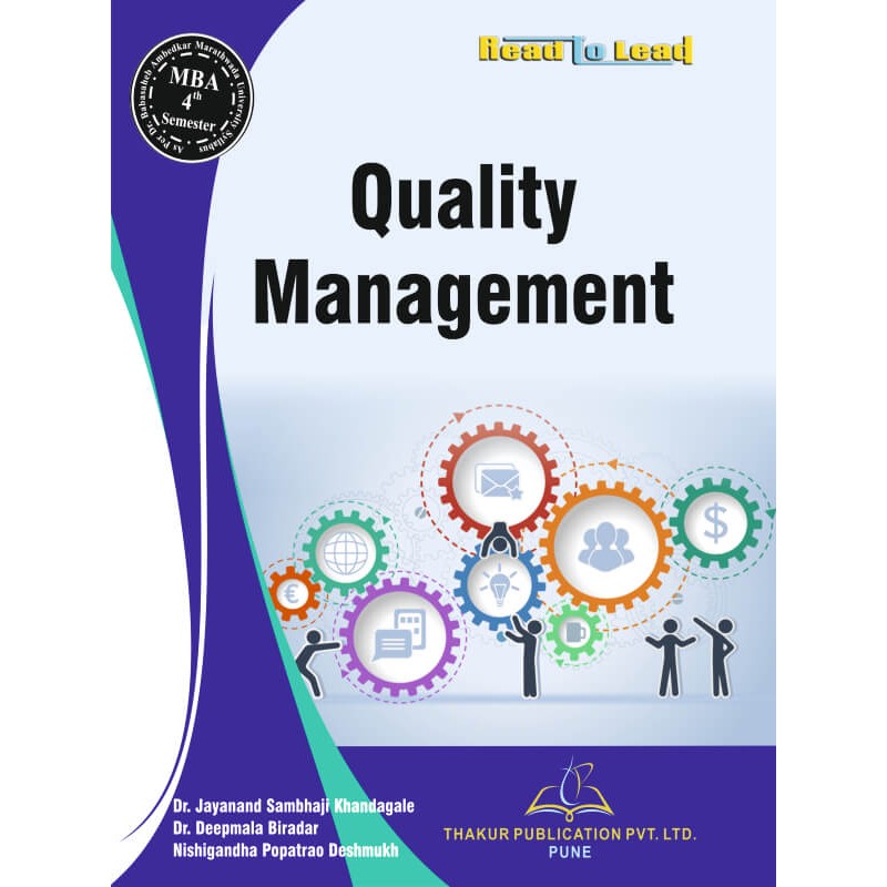 Quality Management Book for MBA 4th Semester Quality Management Book for MBA 4th Semester