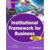 Institutional Framework for Business  | LU B.COM ( English ) 4th Semester Book By Thakur Publication Pvt.Ltd.