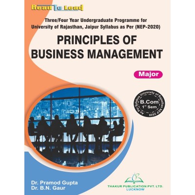 Principles Of Business Management ( Major ) B.Com First Semester