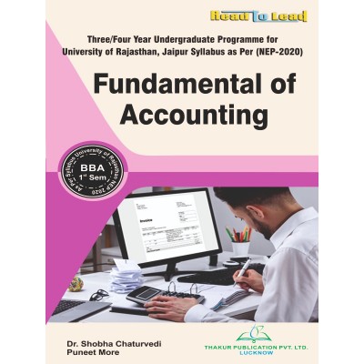 Fundamental of Accounting Book BBA First Sem NEP-2020