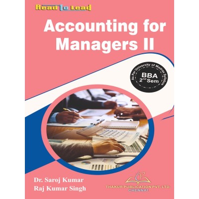 Accounting For Managers - II BBA Second Sem MU