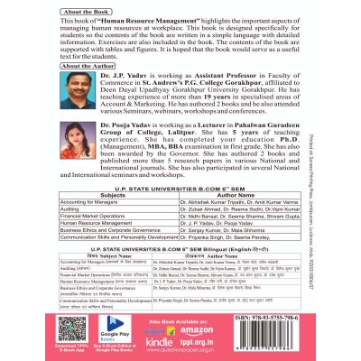 Human Resource Management B.Com 6th Sem U.P
