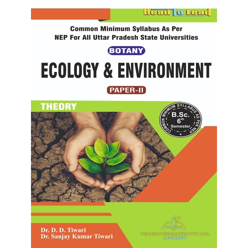 (BOTONY) ECOLOGY & ENVIRONMENT (Paper-2) Book B.Sc 6th Sem U.P