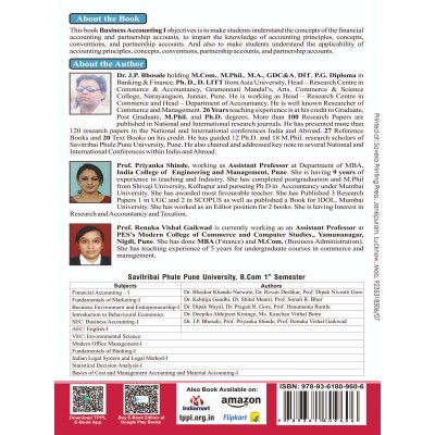 BUSINESS ACCOUNTING   SPPU B.Com First Sem