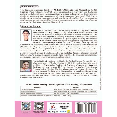 Midwifery /Obstetrics and Gynecoiogy ( OBG ) Nursing-I Book B.Sc Nursing 6th Sem