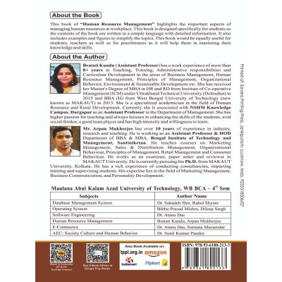 HUMAN RESOURCE MANAGEMENT | MAKAUT | BCA | FOURTH SEM