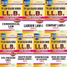 3 Year Course Third Semester (English) University of Lucknow TP Law Solved Series Book Set (6 in 1) Combo pack
