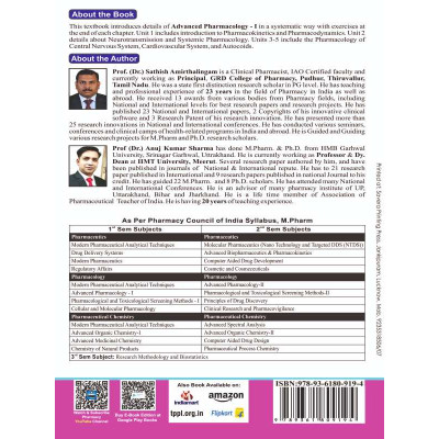 Advanced Pharmacology-I Book M.Pharm First Sem
