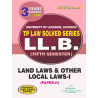 Land Laws & Other Local Laws- 1LLB ,5th Semester Third Year  2025 LU
