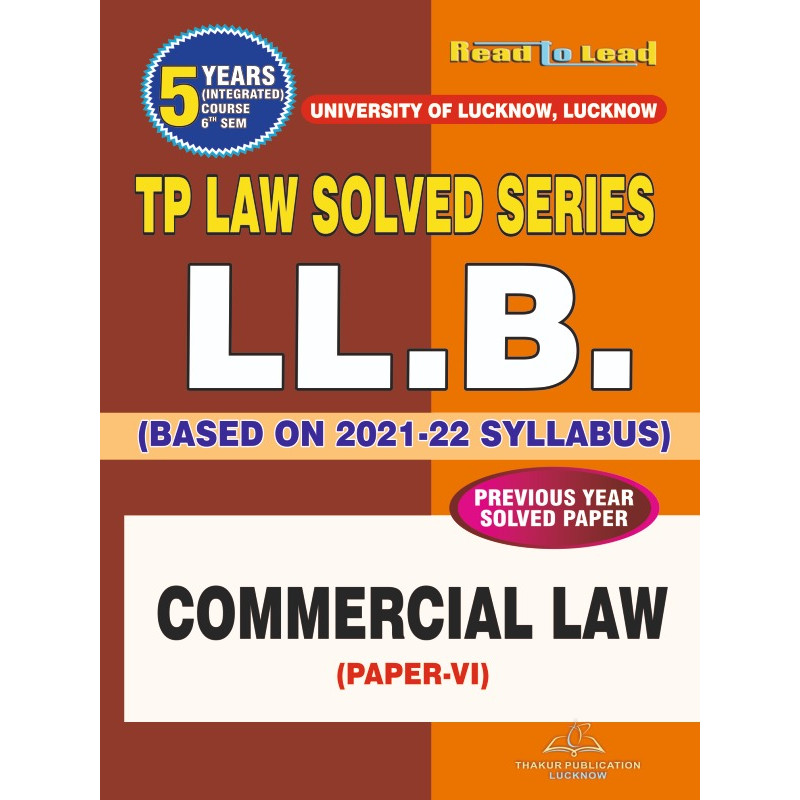 Commercial Law (Paper-VI) LL.B Book