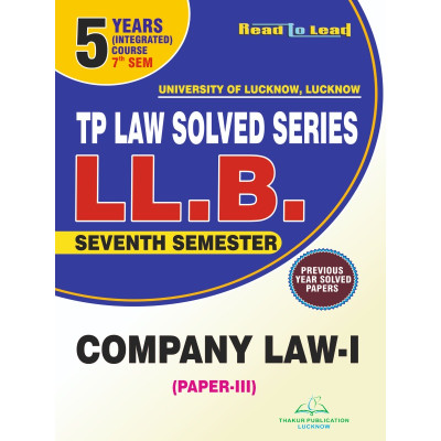 Company Law-I (Paper-III)...