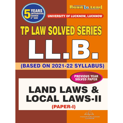 Land Laws & Local Laws-II...