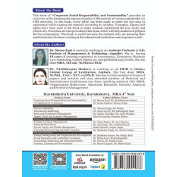 Corporate Social Responsibility and Sustainability