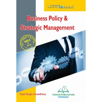 Business Policy & Strategic Management Book for MBA 3rd Semester Andhra Pradesh