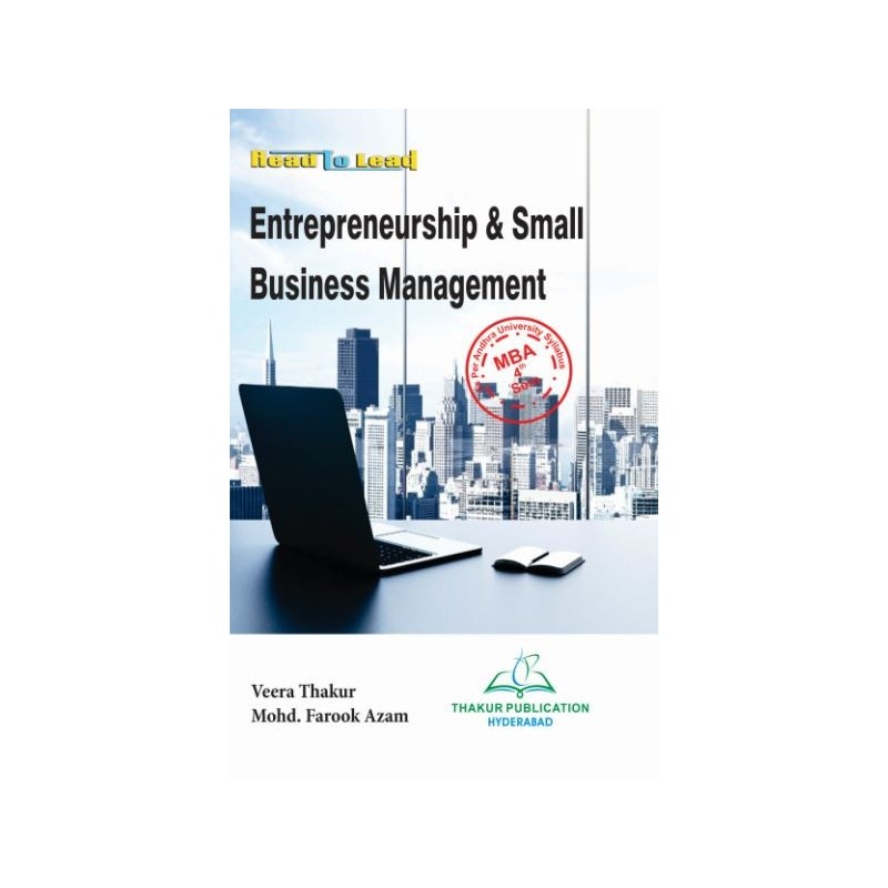 Entrepreneurship & Small Business Management Book for MBA 4th Semester Andhra University