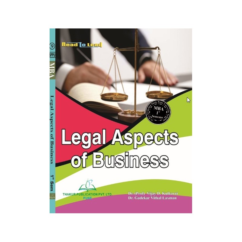 Legal Aspects of Business Book for MBA 1st Semester SPPU