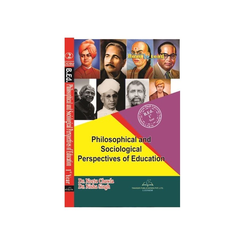 Philosophical and Sociological Perspective of Education Book for B.Ed 1st Year ccsu