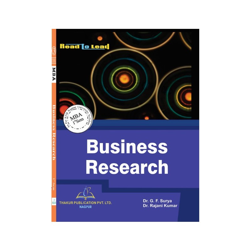 Business Research Book for MBA 1st Semester RTMNU