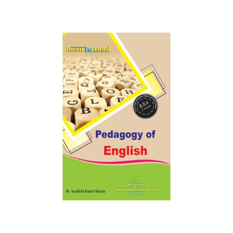 prsu Pedagogy of English Book for B.Ed 2nd Semester Thakur Publication