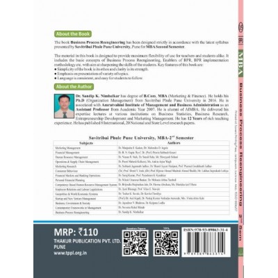 Business Process rengineering Book for MBA 2nd Year SPPU