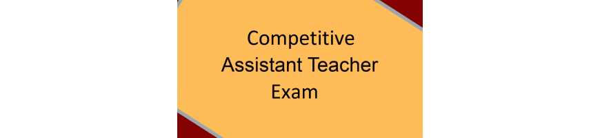 Competitive Assistant Teacher Exam Books