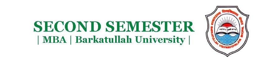 Second Sem | MBA | Barkatullah University